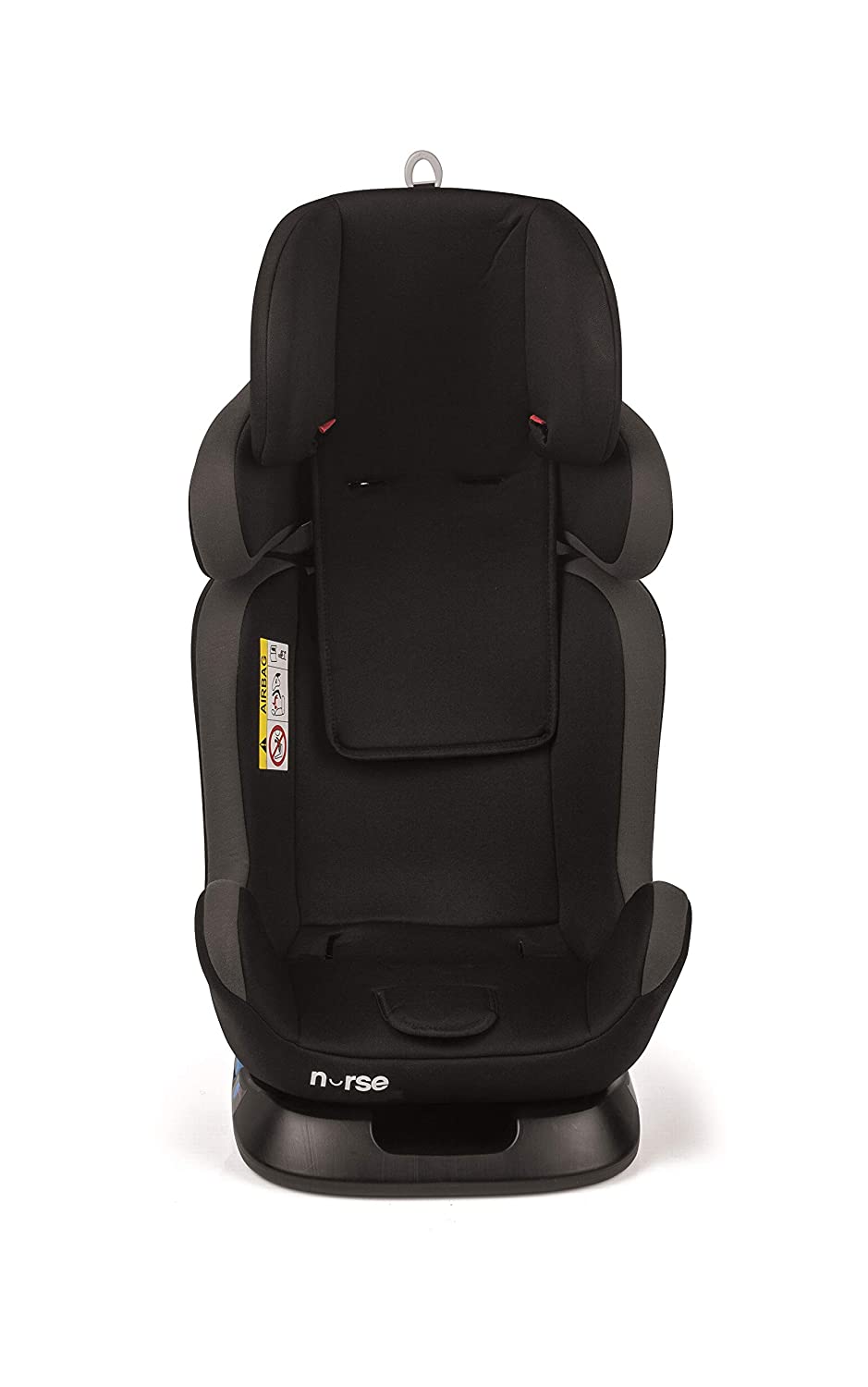 Nurse by Jané Shield 7013 487 Child Seat Group 0 1 2 3 from 0 to 36 kg Installation with Vehicle Belt Maximum Recline with Seat Reducer Black 6.3 kg