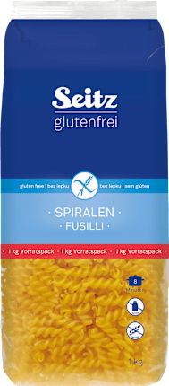 Pasta, spirals, gluten-free, 1 kg
