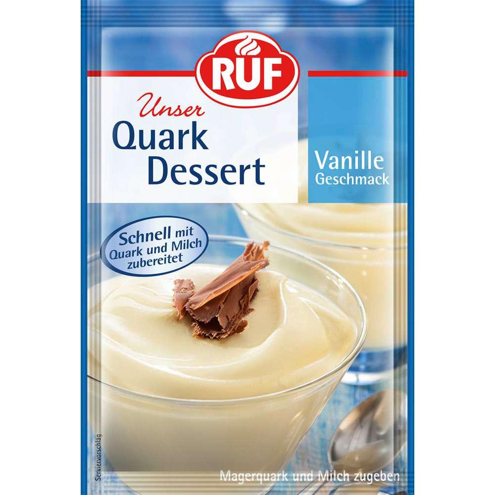 Quark dessert, vanilla