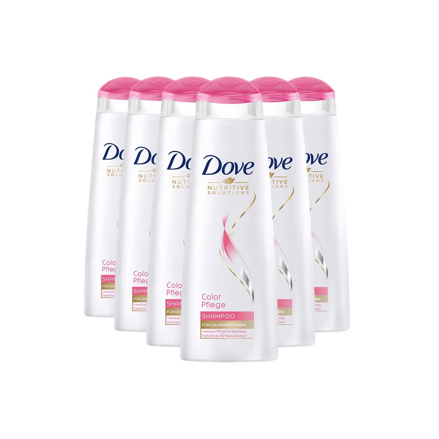 Dove Color Care Hair Care Shampoo, Pack of 6 (6 x 250 ml)