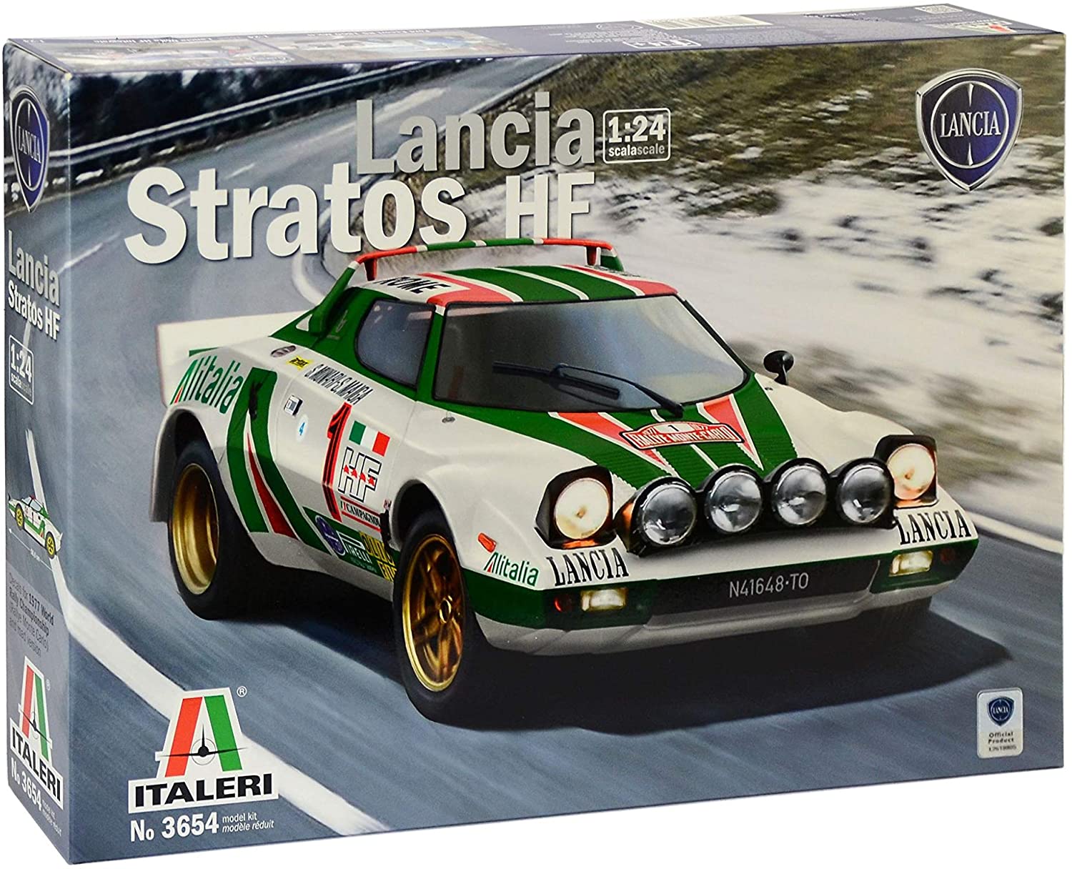 Italeri 3654 1: 24 Lancia Stratos Vehicle