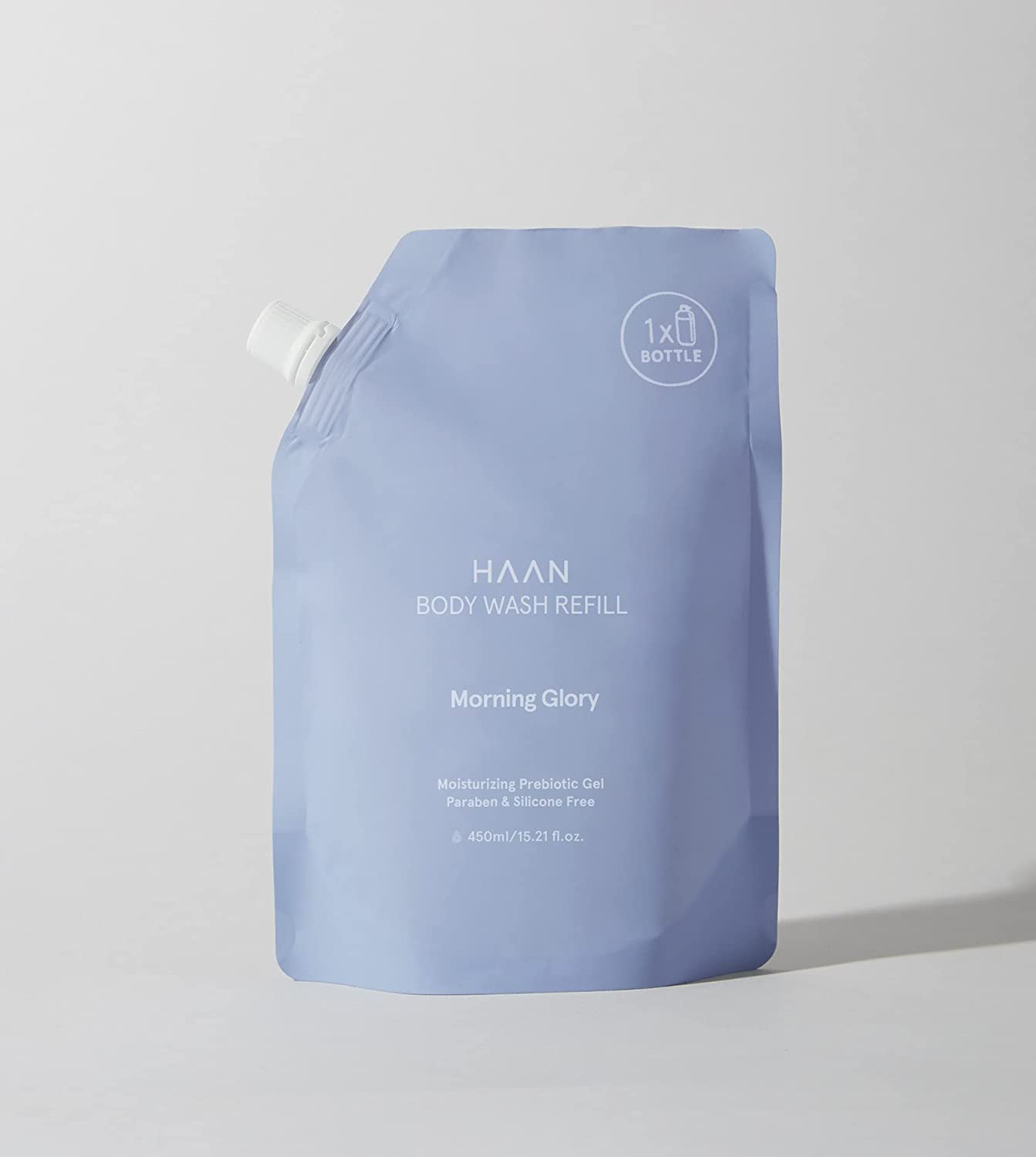 HAAN - Refill Body Wash 450 ml - Body Wash - Recyclable - Refillable - Vegan, Not Tested on Animals - Morning Glory Scent