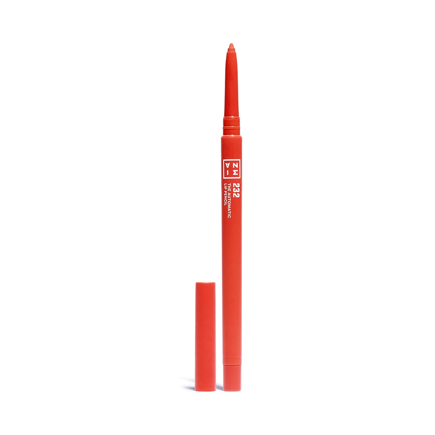 3INA MAKEUP - The Automatic Lip Pencil 232 - Sunset Coral Lip Liner Waterproof - Lip Liner for Fuller Lips - Automatic Lip Liner - Vegan - Cruelty Free