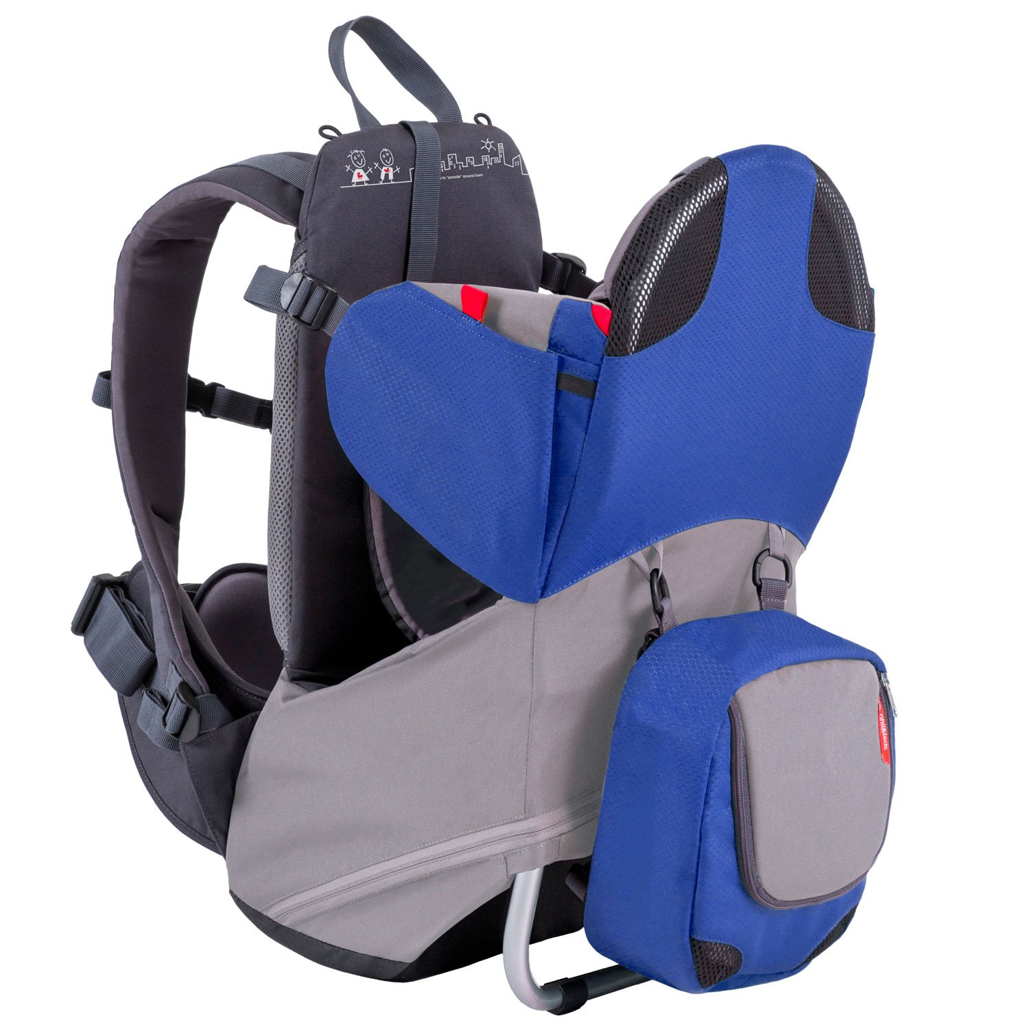 Phil & Teds Parade Baby Carrier blue
