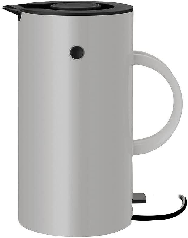 Stelton EM77 Electric Cooker, Kettle in Scandinavian Design, Quick Boiling, Low Energy Consumption, Removable Limescale Filter, Safety Switch, 1.5 Litres, Grey
