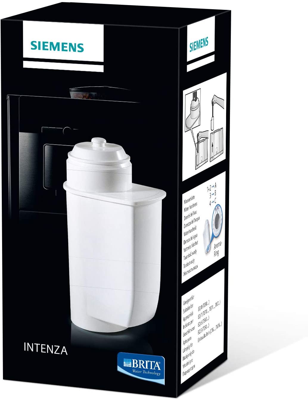BSH 3x Brita Intenza Water Filter TZ7003/Bosch, Siemens, Gaggenau, Neff + 1x 6 Descaling Tablets