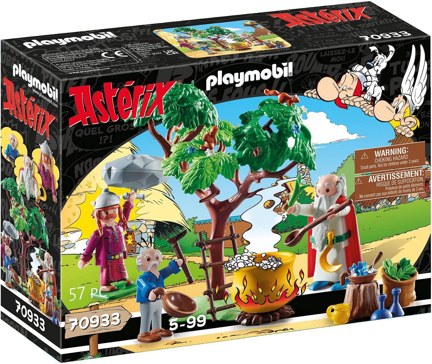 PLAYMOBIL Asterix 70933 Miraculix with Magic Potion Toy for Children from 5 Years