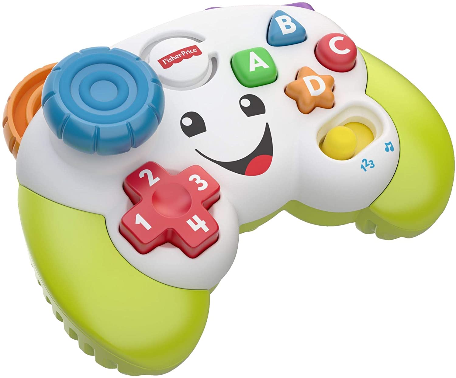 Fisher-Price FWG12 Laugh and Learn Game Controller, White, Red, Blue, Yellow, 10 x 15 x 5 cm