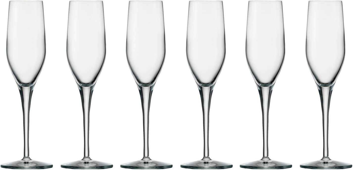 Stölzle Lausitz Champagne Flute, Champagne Glass, Set of 6, 175ml