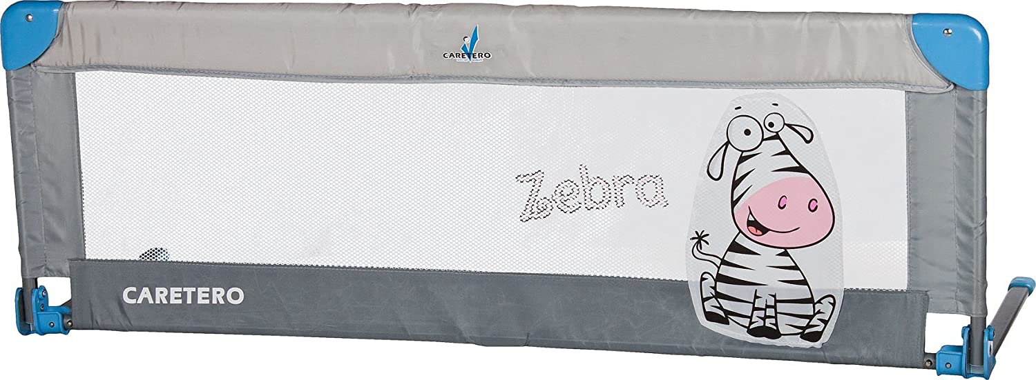 Caretero Safari Bed Rail, Lightweight, Portable, Folding, 120 x 40 cm  grey