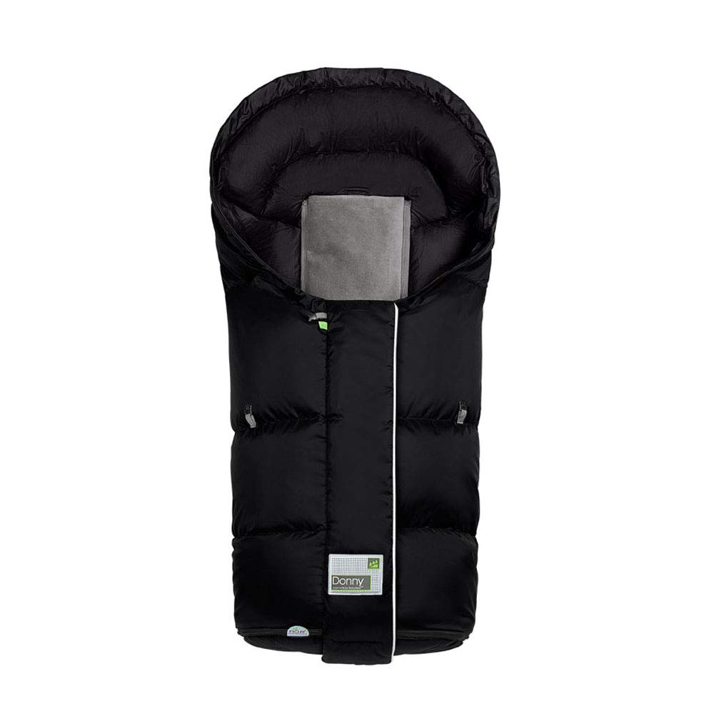 Odenwälder DONNY GO Buggy Footmuff Black Comfort Length 98 cm Suitable for All Pushchairs and Buggies