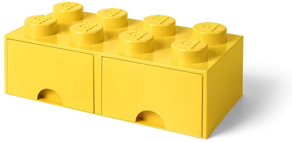 Lego Storage Brick 8 L4006Y.00 With Drawers Yellow