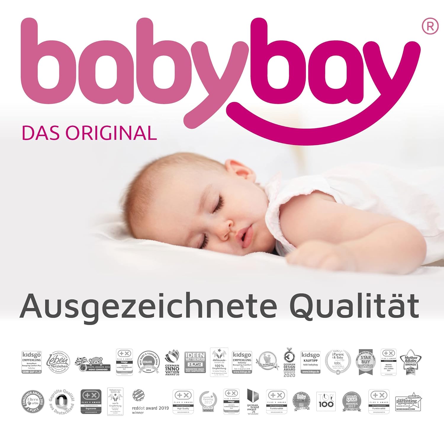 Babybay Canopy Piqué With Band Suitable For Models Original, Maxi, Boxsprin