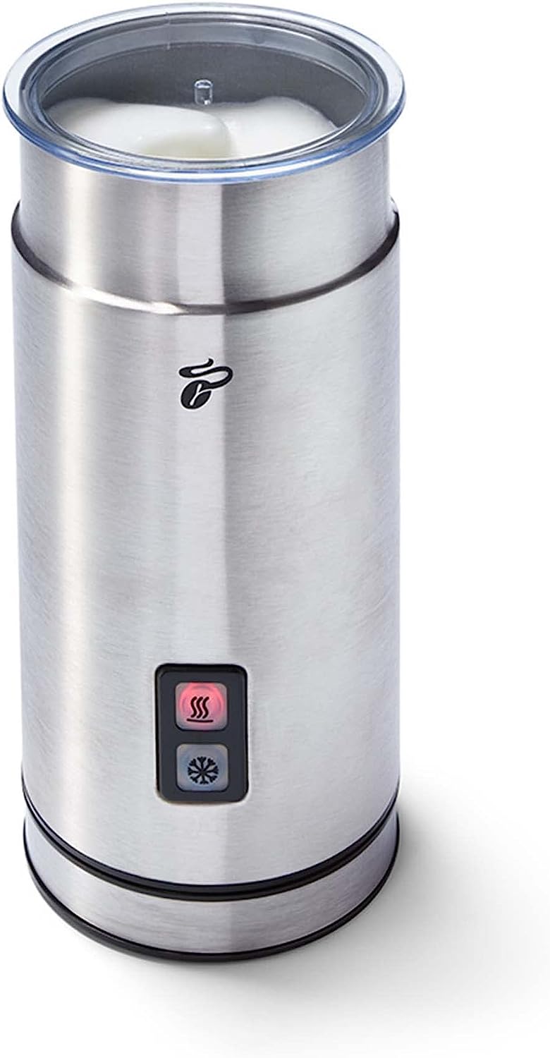 Tchibo Electric Milk Frother, Stainless Steel (130 ml)
