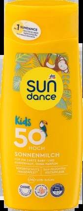 SUNDANCE Sun milk Kids SPF 50, 200 ml