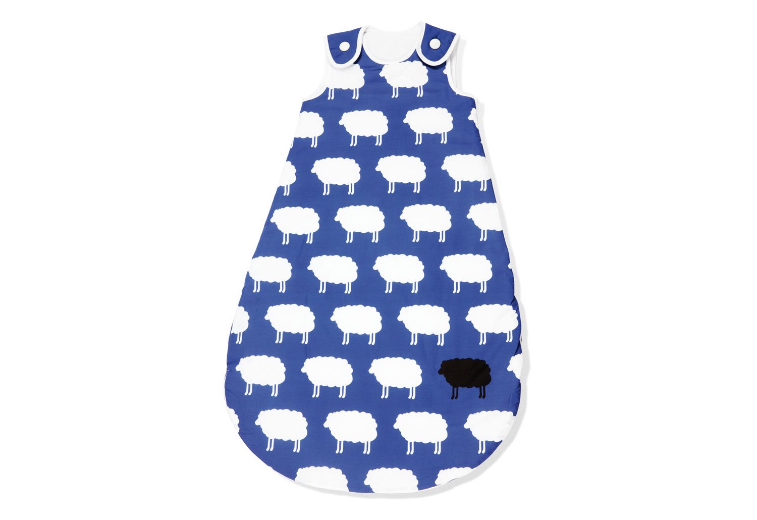 Pinolino 76522 1 W110 – Winter Sleeping Bag 110 cm \'Happy Sheep\' Blue