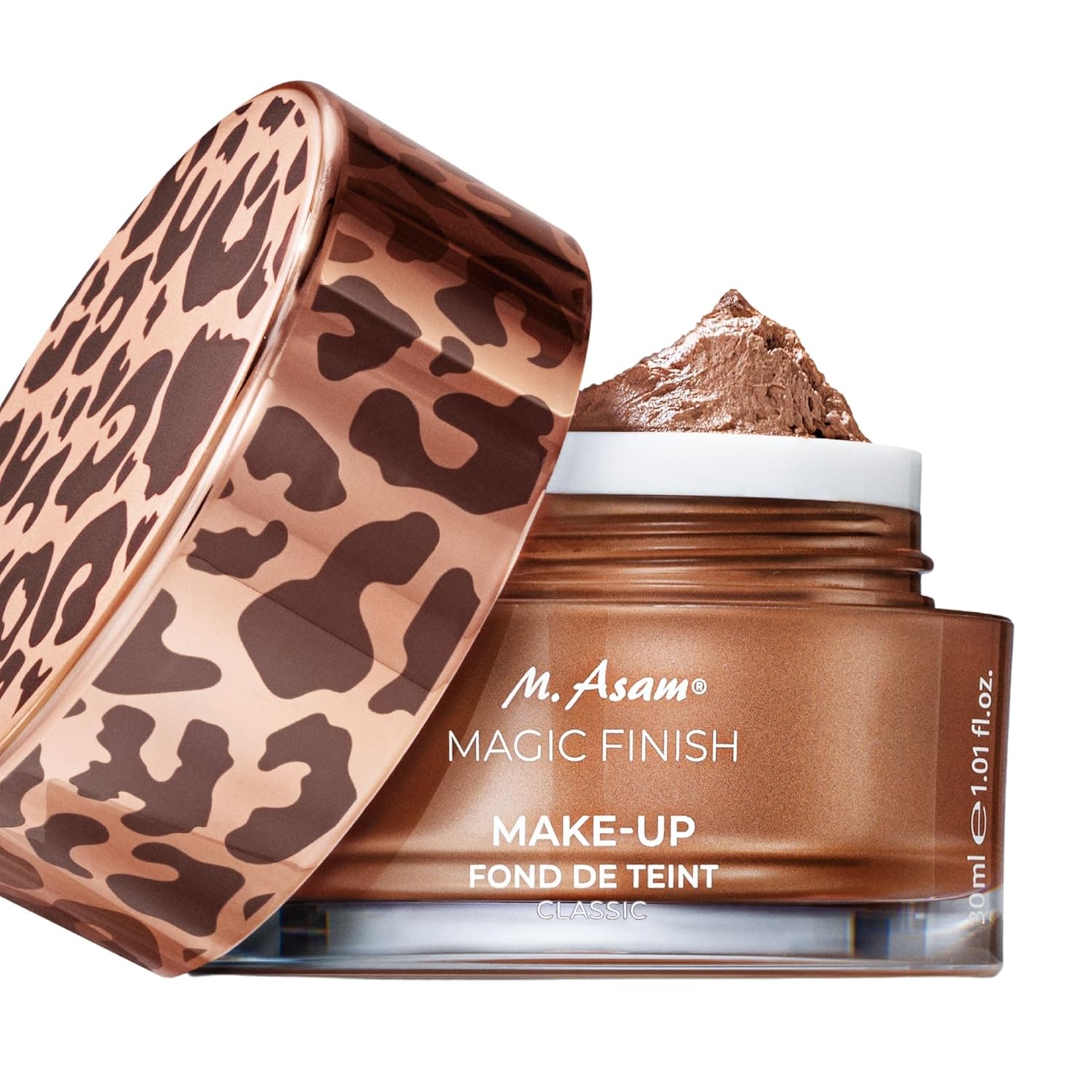 M. Asam Magic Finish Make Up Mousse Classic (30 ml), Special Edition: Into the Wild, 4-in-1 Primer, Makeup, Powder & Concealer, Embellished & Perfected, for Light to Medium Skin, Vegan