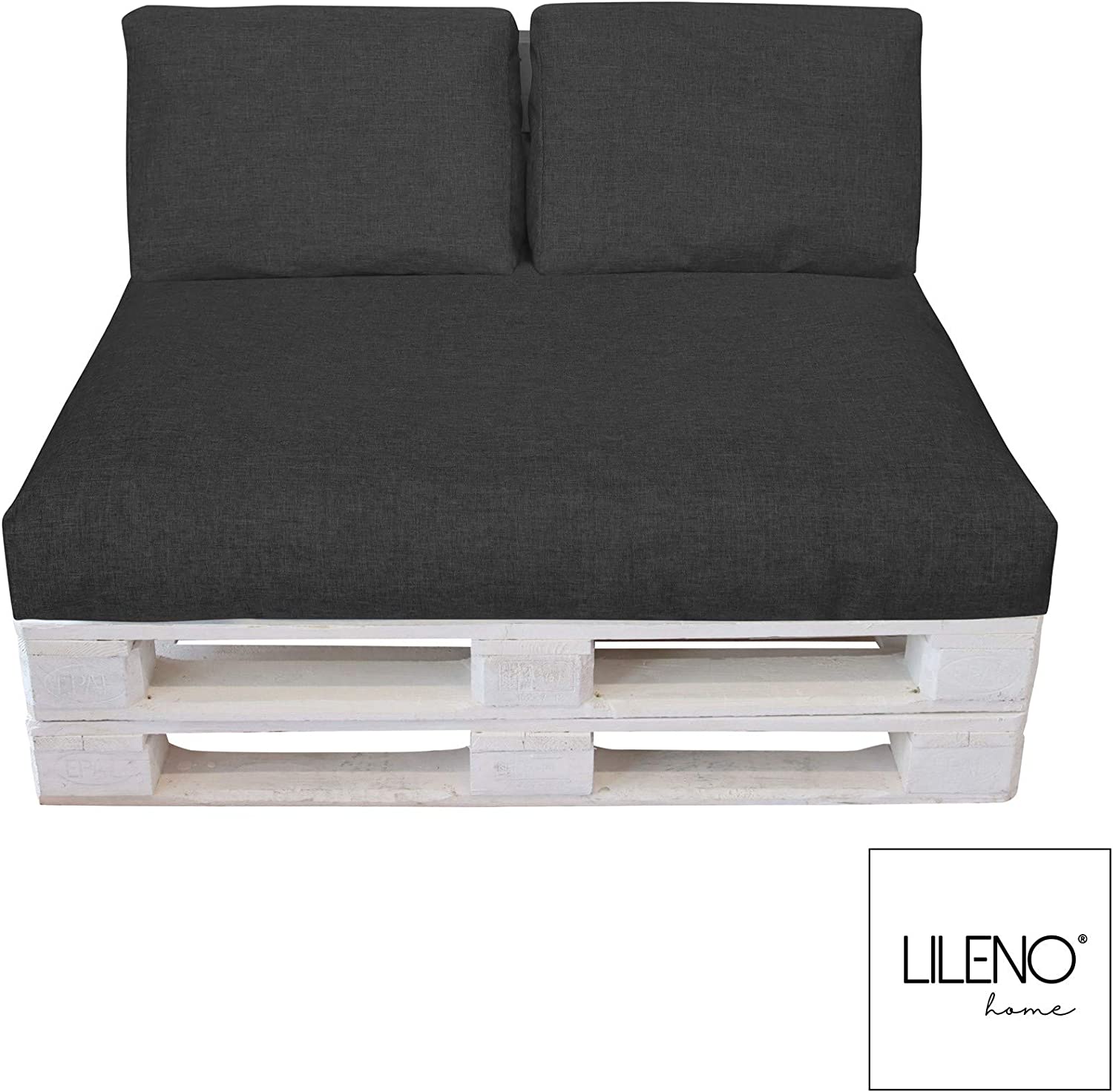 Lileno Home Pallet Cushion Cover, Anthracite 2