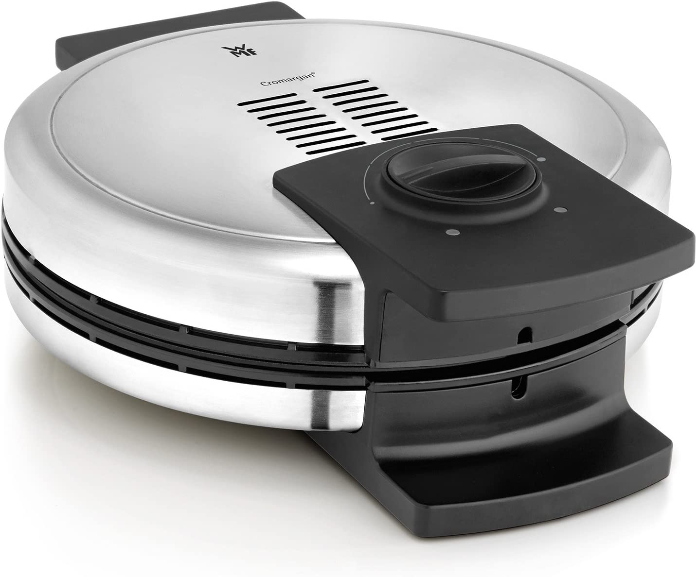 WMF Lono Waffle Iron Edition, Heart Waffle Iron, Fully Adjustable Browning Degree, 900 W, Cromargan Matte/Silver