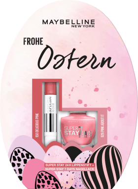 Maybelline New York Lipstick Set Superstay 24h 150 & Nail Polish Forever Strong 926, 1 Pc