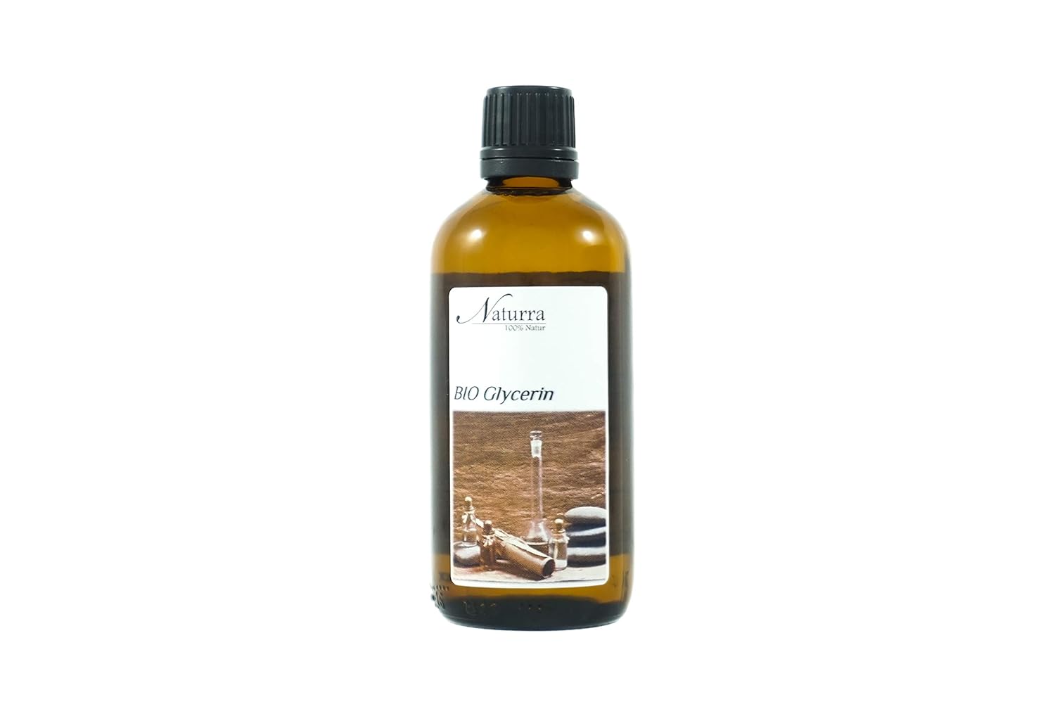 Organic Glycerine 99% Purity – Pure Vegetable Made from Organic Certified Raw Materials – 100 ml Glass of Soy and Corn