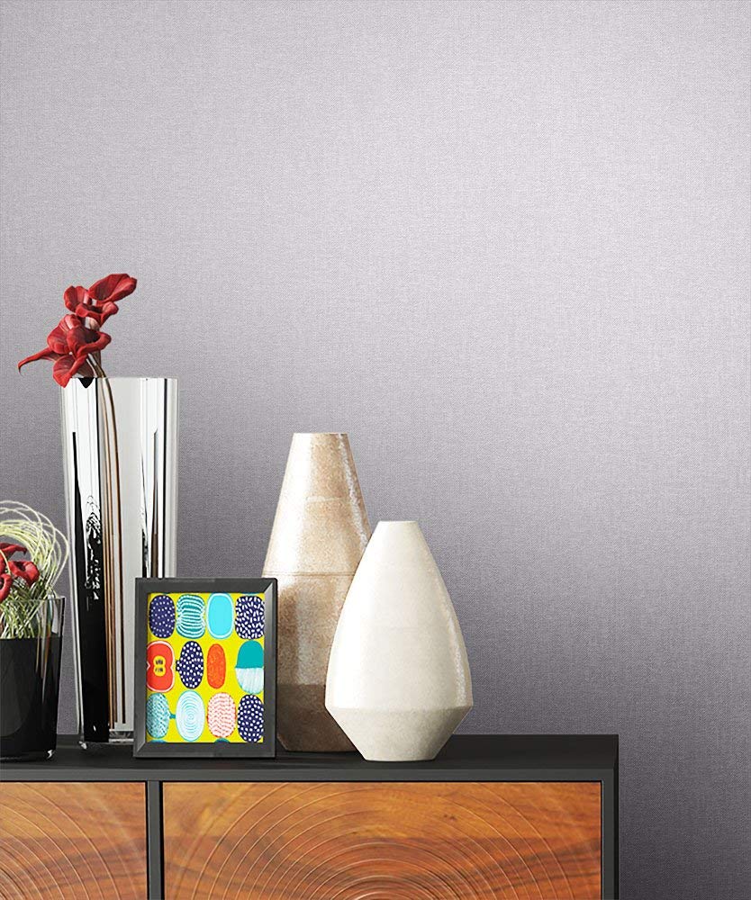 Newroom Design Newroom Striped Non-Woven Wallpaper Grey Stripes Baroque Wallpaper With Wal