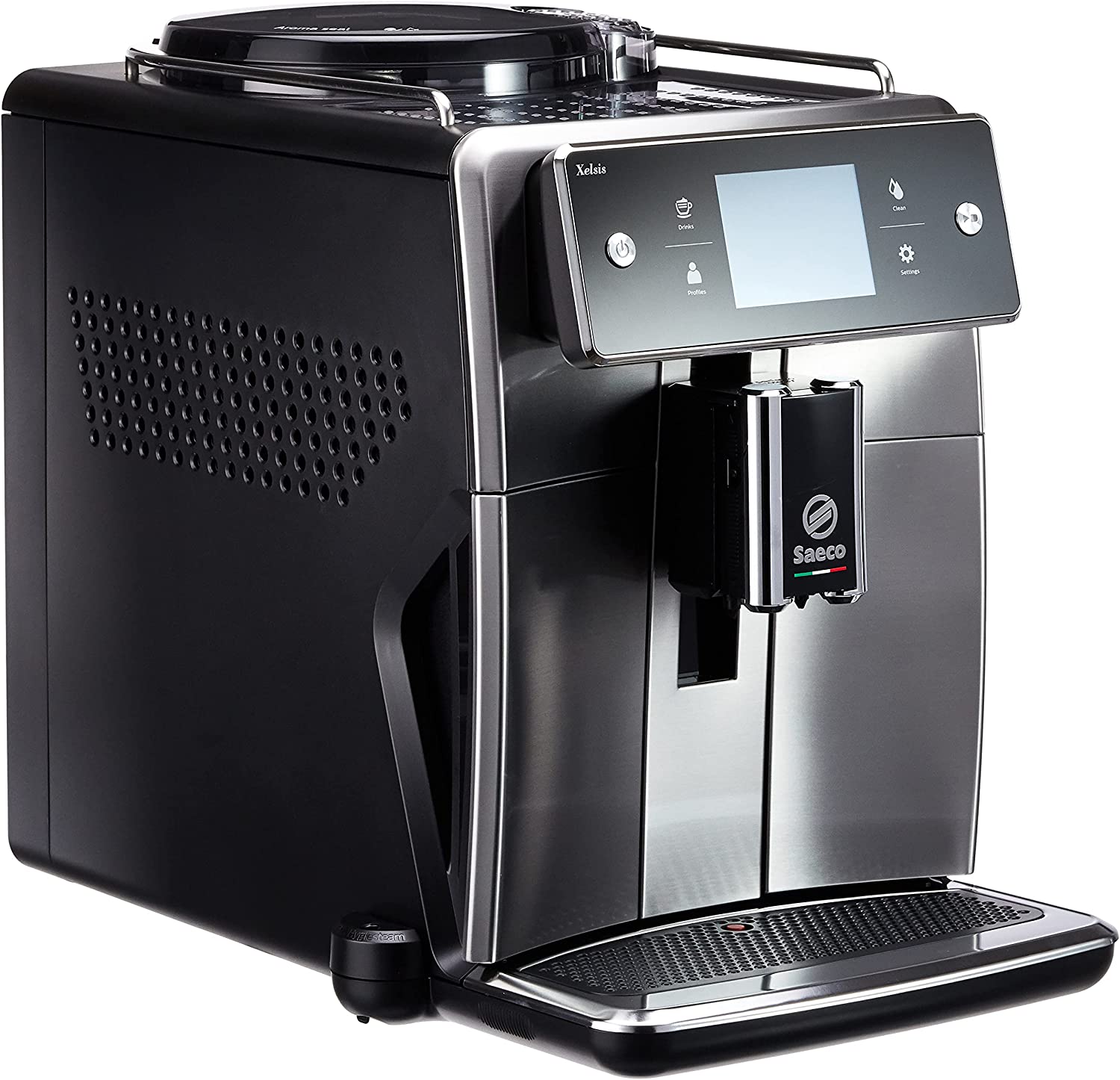 Saeco Xelsis fully automatic coffee machine, Touchscreen