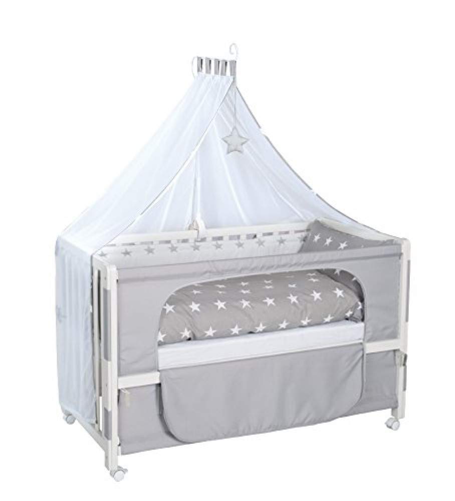 roba Roombed, Baby Cot, 60 x 120 cm, Parent Extra Bed, Various Designs Available Little Stars Little Stars