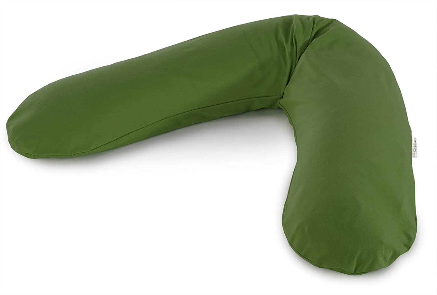 Theraline Nursing pillow Hollowfibre Original 190 + Cover Jersey Jägergrün