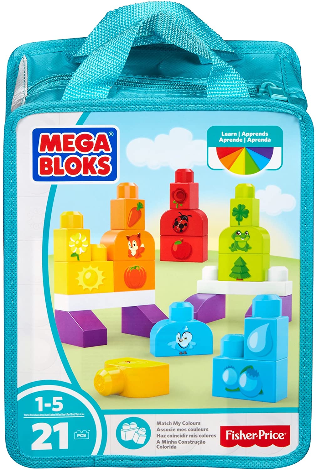 Mattel Mega Bloks Dxh33 – Theme Learn My Colours