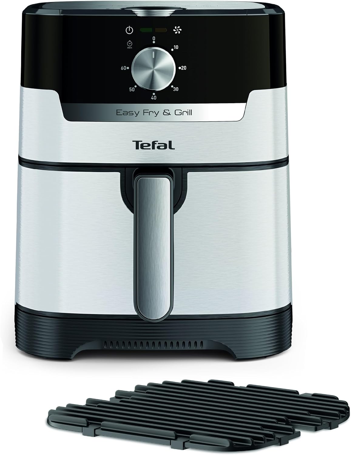 Tefal EY501A Easy Fry & Grill Hot Air Fryer | 4.2L Capacity | 2-in-1 Technology | Extra Crisp Technology | Energy Saving | Grill Technology | Timer | Nube, White
