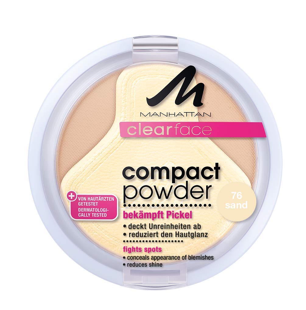 Manhattan CF Compact Powder, 1 pack, 9 g, ‎76