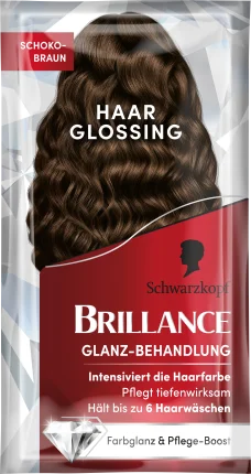 Color gloss treatment Glossing chocolate brown, 30 ml