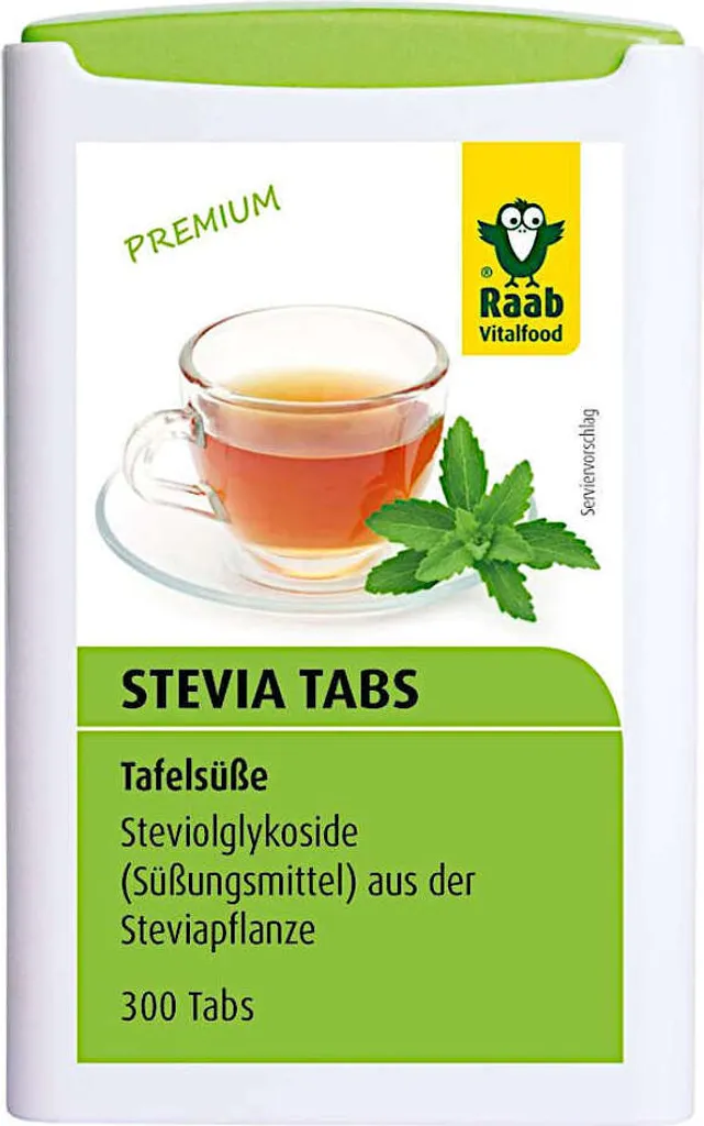 Raab Vitalfood Stevia Tabs - 18g