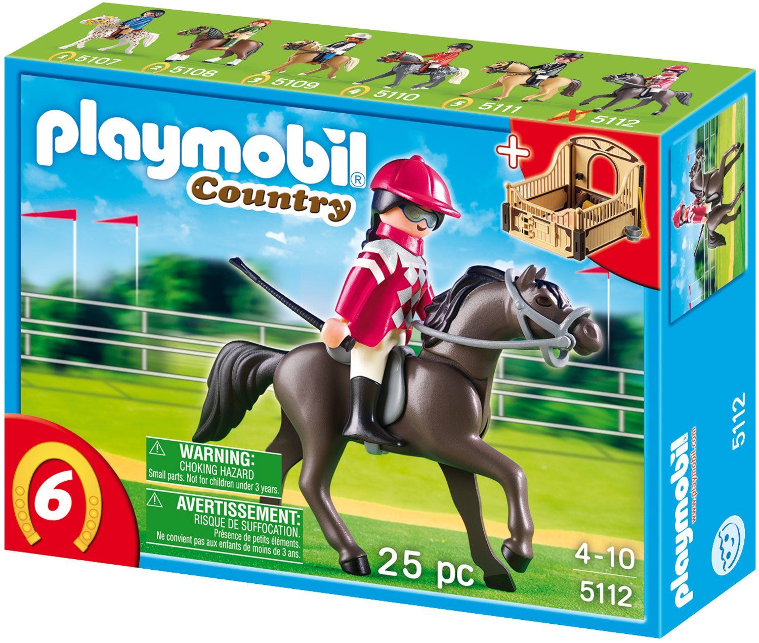 Playmobil Race Horse With Stall