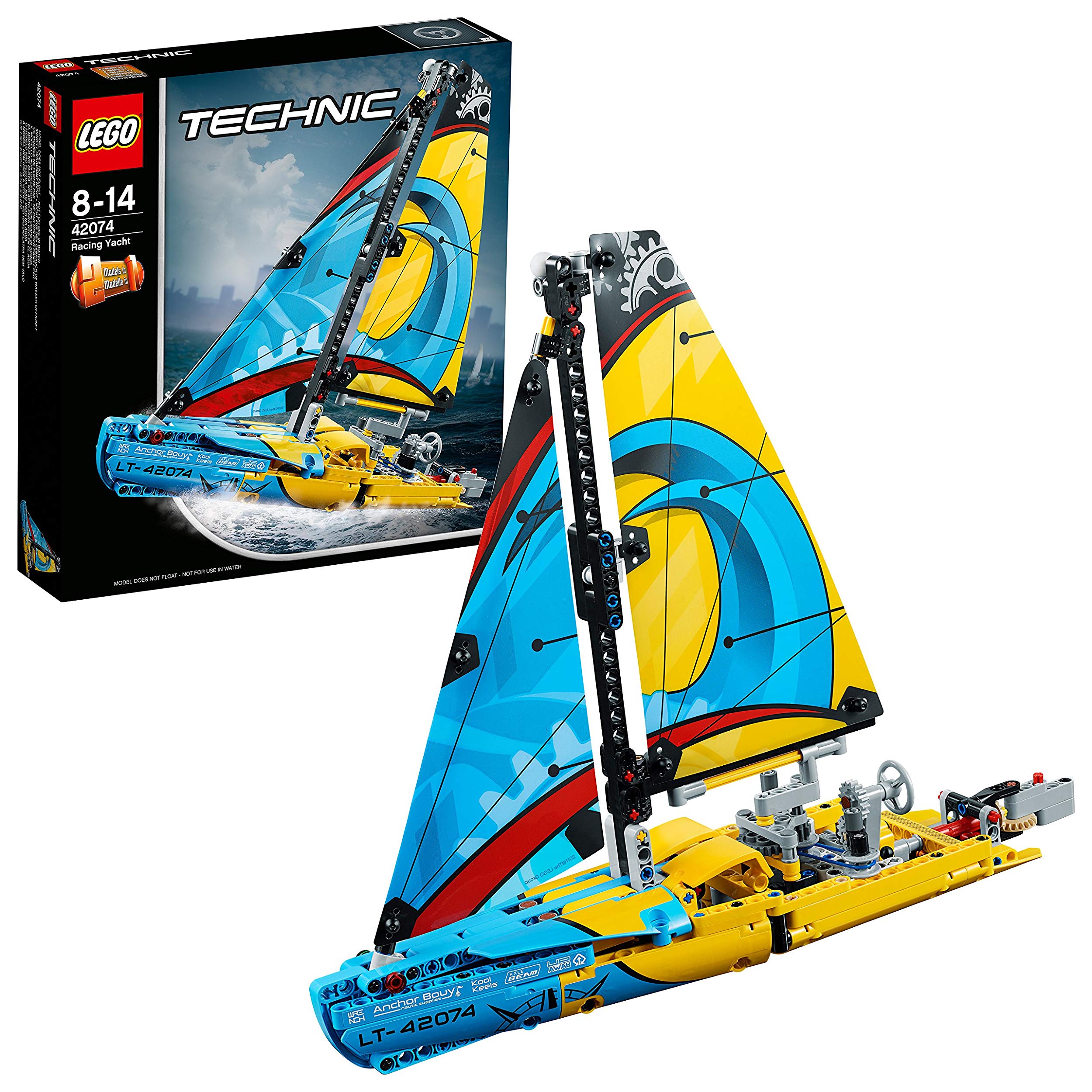 Lego Racing Yacht Set For Advanced Builder