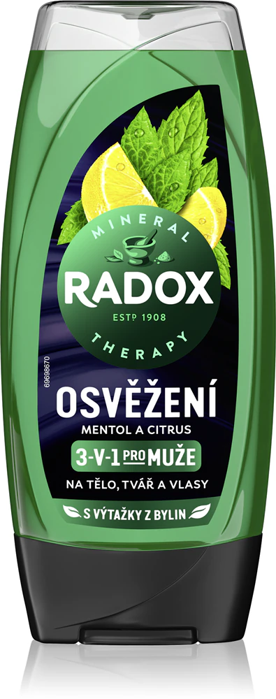 Radox Men Feel Strong Shower Gel & Shampoo 2 in 1