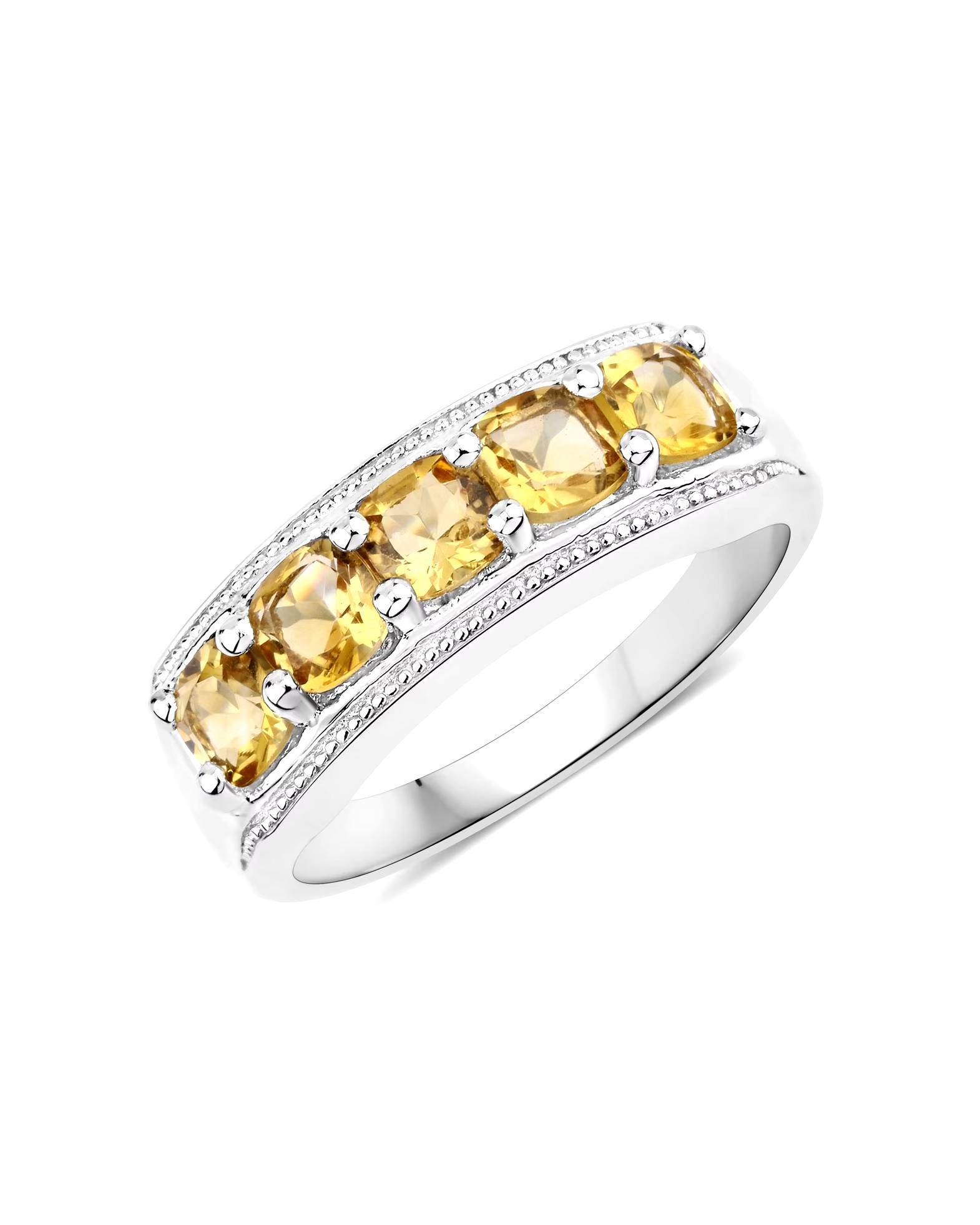 Rafaela Donata Ring Ring Sterling Silver Citrine in Silver