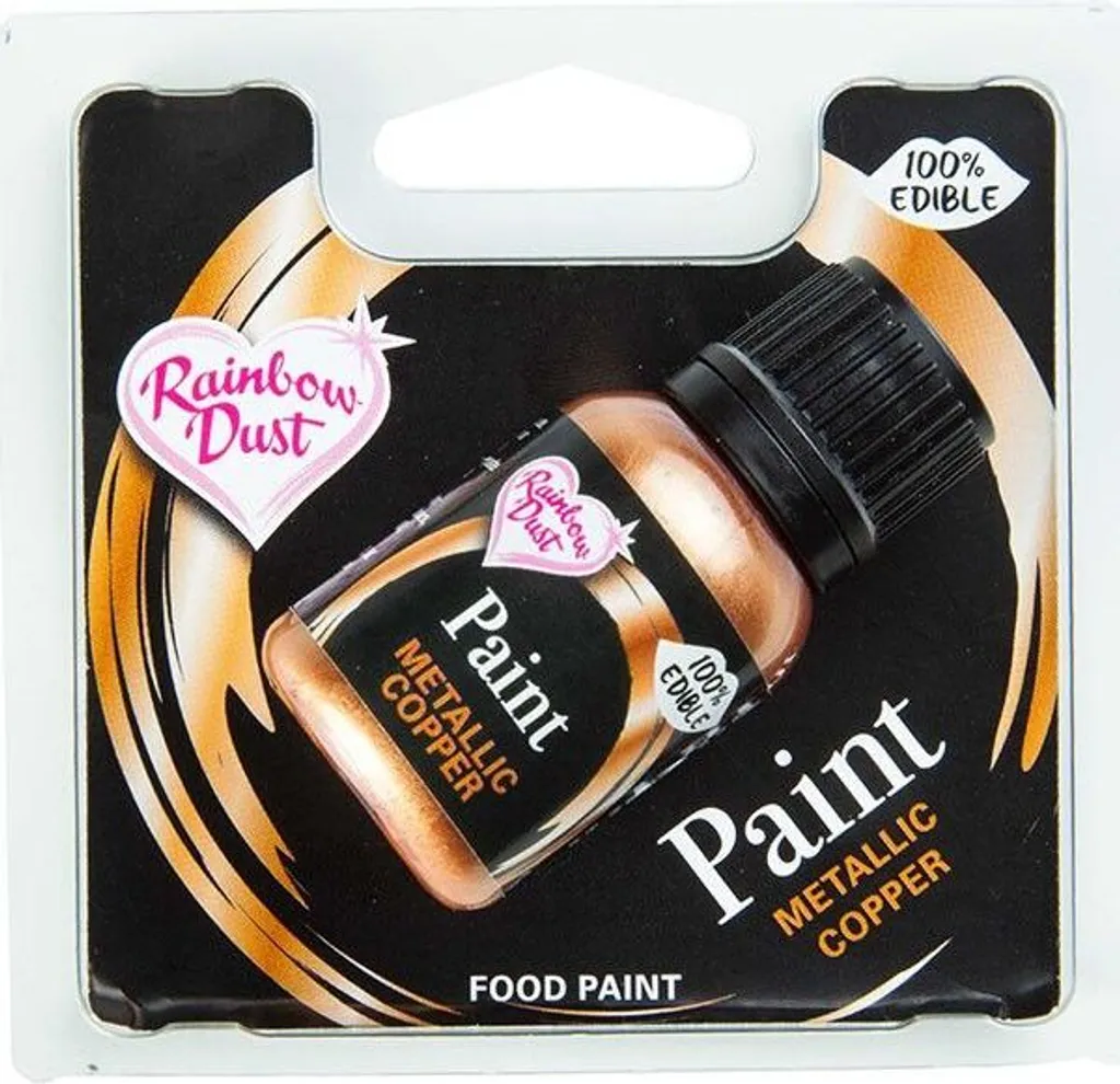 Rainbow Dust Metallic Food Coloring Copper 25ml