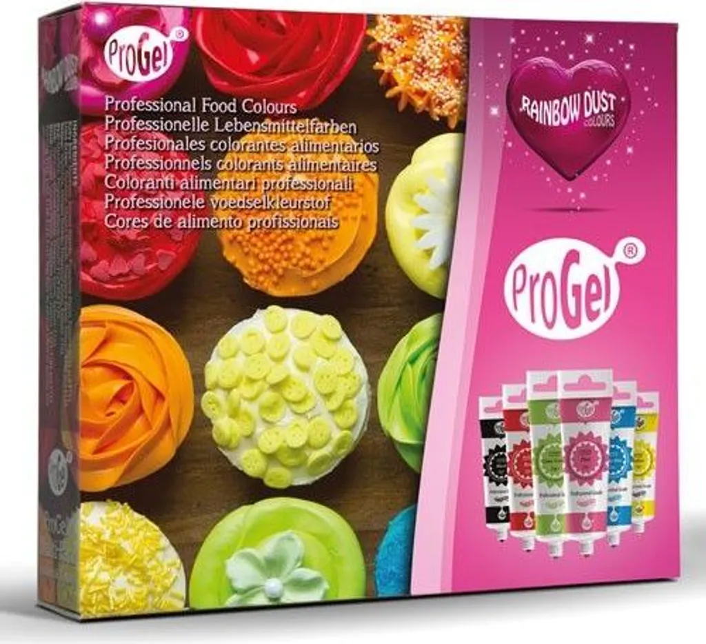 Rainbow Dust ProGel Multi Pack 6 colors, 6x25 ml