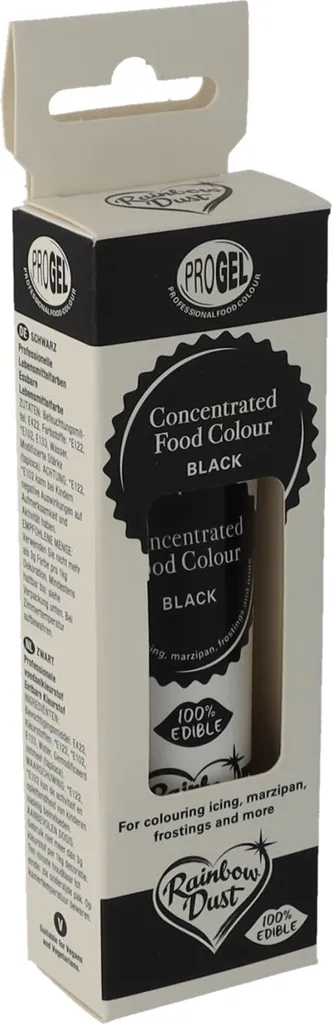 RainbowDust - ProGel ® Food Coloring Black 25 g