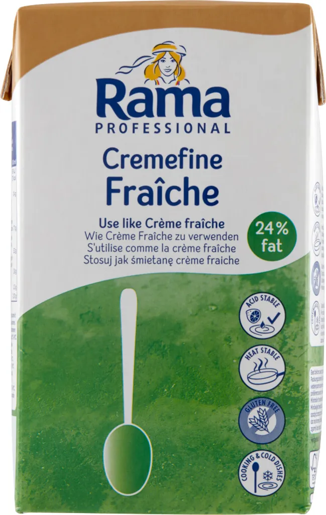 Rama Professional Cremefine Fraiche Mischung aus Buttermilch und pflanzlichem Speiseöl 1 L