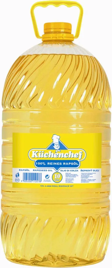 Rapeseed oil Chef 100% pure rapeseed oil in 10L PET bottle for cold & warm dishes Snack bars Restaurants