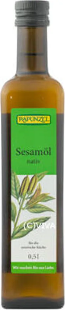 Rapunzel 1000440, Sesamöl, 500 ml, Glasflasche, Kochen, SESAMÖL* nativ, Vor Licht und Wärme schützen.