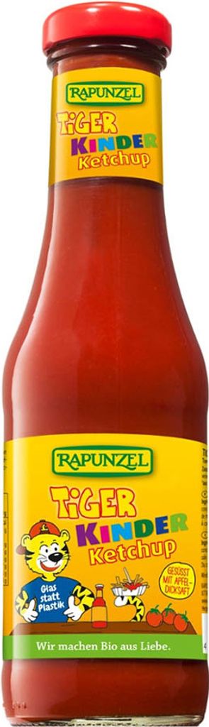 Rapunzel 1300371, Glasflasche, 450 ml, 1 Stück(e), Tomatenmark (77,00%), Apfeldicksaft (15,00%), Branntweinessig, Sonnenblumenöl, Meersalz, Zwiebeln, EEC 834/2007, 92 kcal