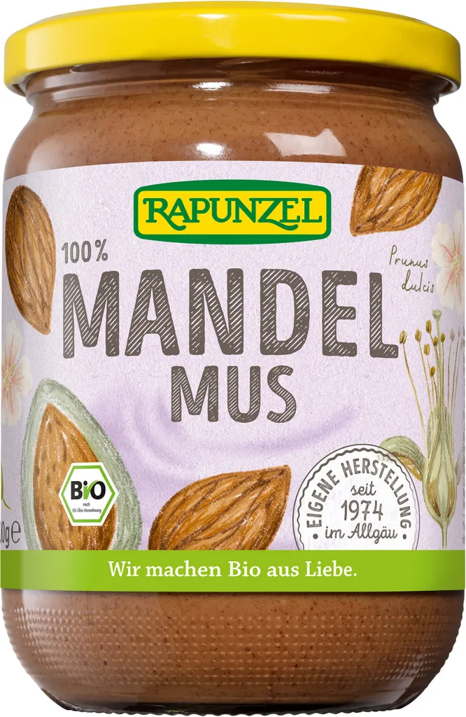 Rapunzel 130150, Nussaufstrich, Mandel, 500 g, Nüsse, Deutschland, MANDELN*