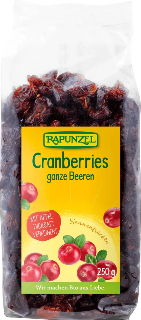 Rapunzel cranberries, dried (250g