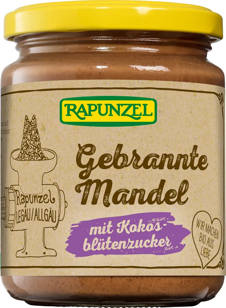 Rapunzel Gebrannte Mandel mit Kokosblütenzucker (250g)