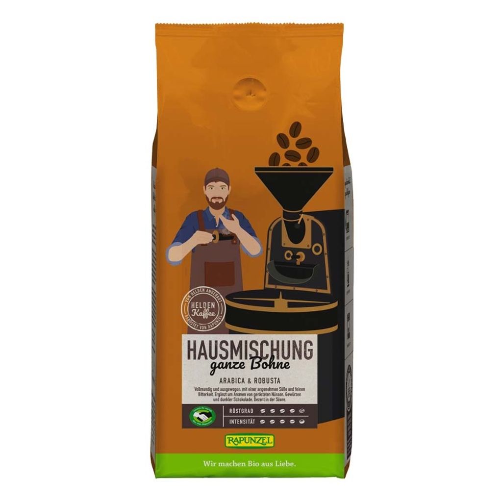 Rapunzel Hero Coffee House Blend, whole bean HIH (1kg)