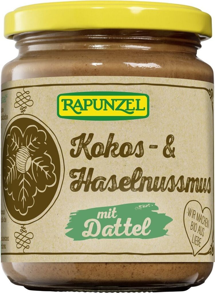 Rapunzel - Kokos- & Haselnussmus mit Dattel - 250g